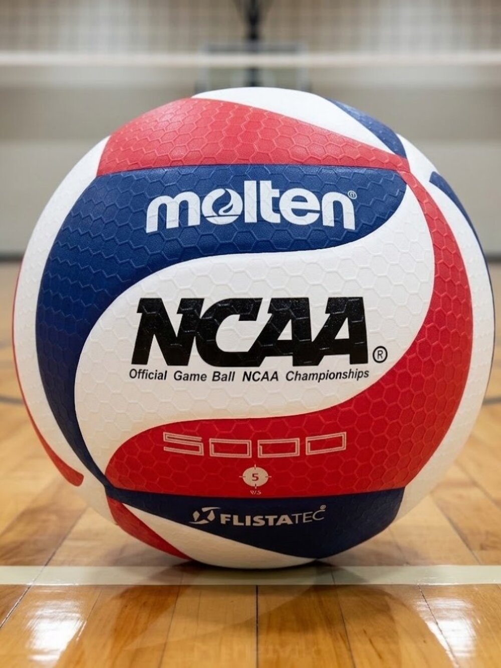 Molten FLISTATEC NCAA Volleyball V5M5000 Red White Blue Official Size